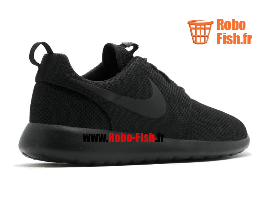 chaussures nike roshe run pas cher pour homme, ... Nike Roshe One - Chaussure Nike Running Pas Cher Pour Homme Noir 511881-026